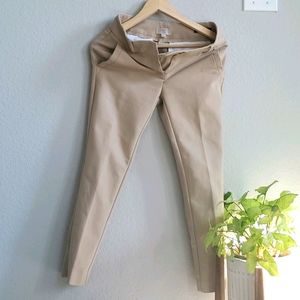 Cream Ankle Pants